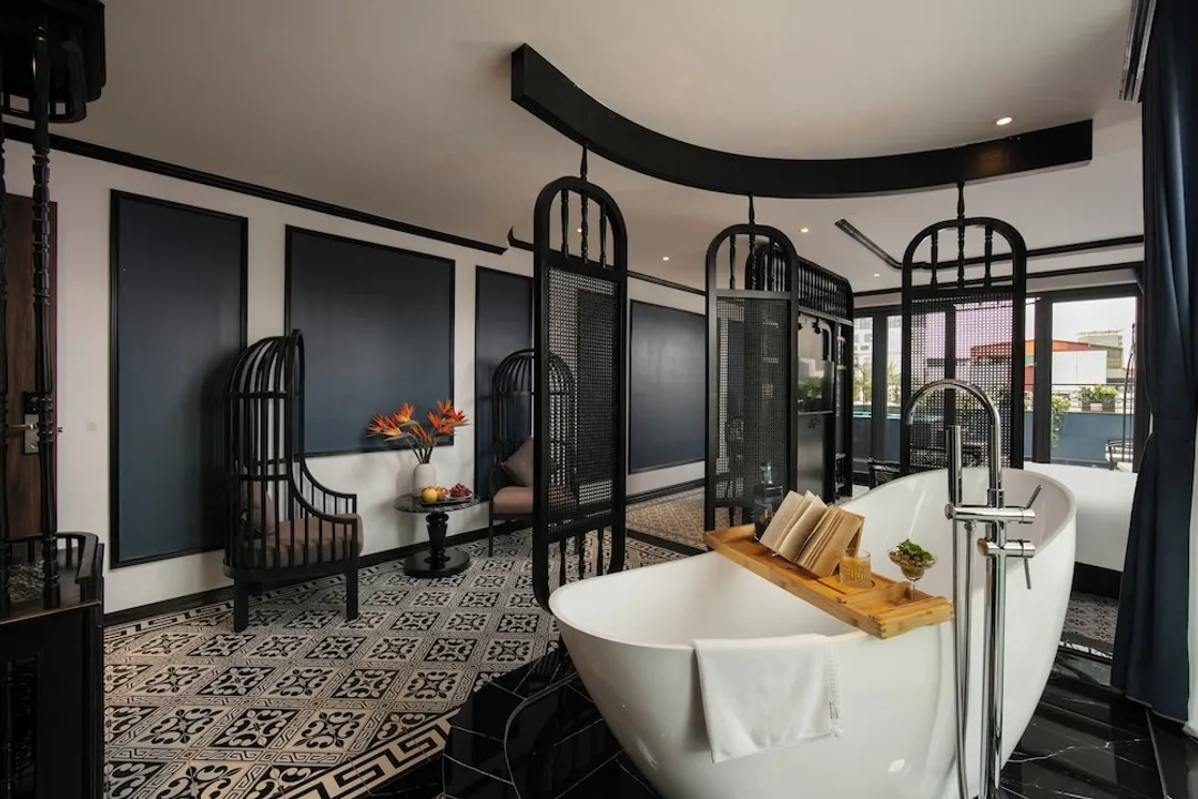 Hanoi Le Chateau Hotel & Spa-極品雙人房, 1 張加大雙人床, 城市景觀-6
