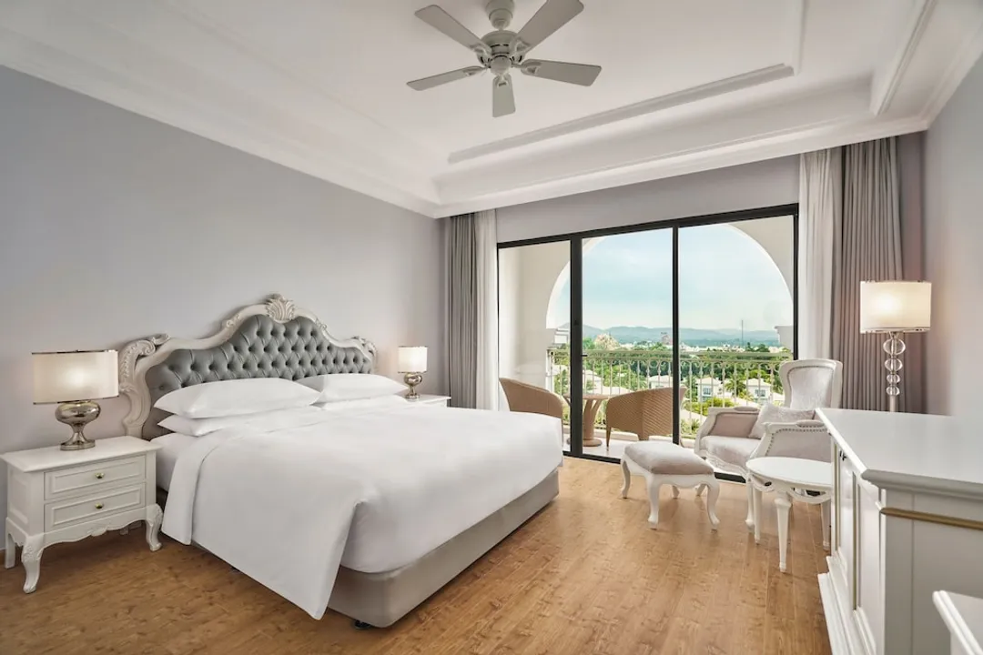 쉐라톤 푸꾸옥 롱비치 리조트-디럭스룸, 킹사이즈침대 1개, 발코니, 정원 전망 (Balcony)-1