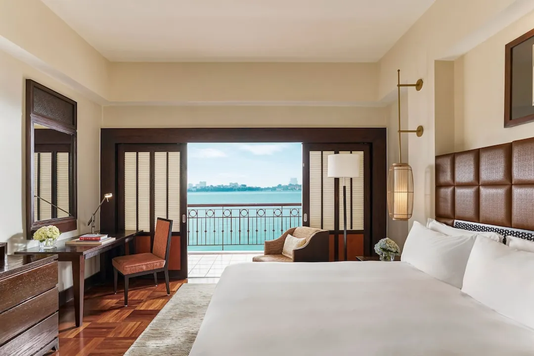 河內西湖洲際酒店 (IHG 旗下酒店)-經典客房, 1 張特大雙人床, 湖景, 水上-4