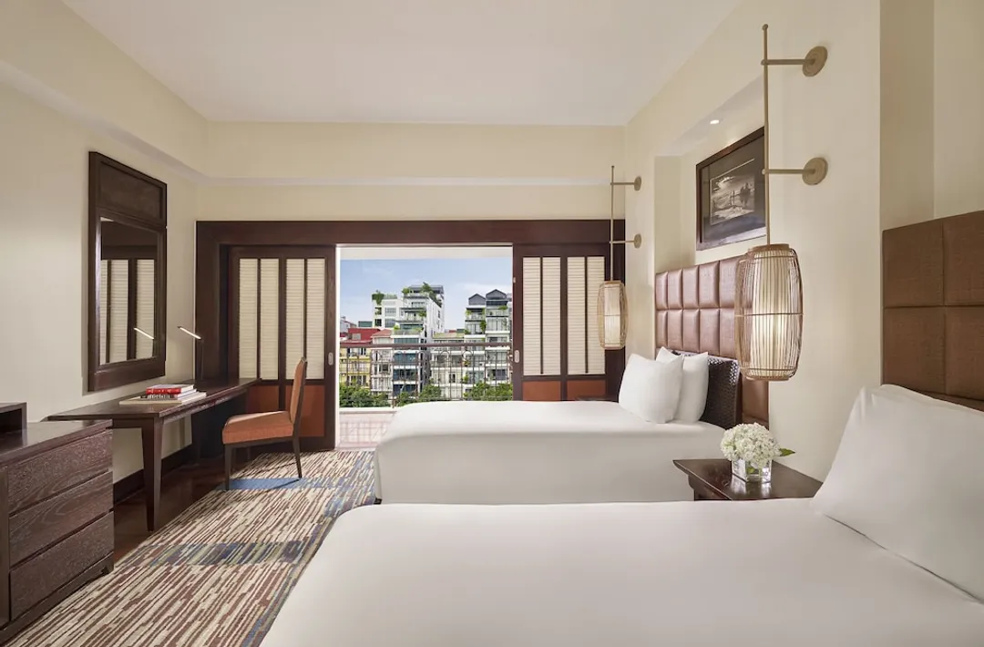 河內西湖洲際酒店 (IHG 旗下酒店)-經典客房, 2 張單人床, 城市景-7