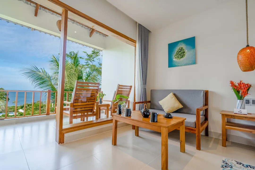 卡米亞渡假村及水療中心-豪華客房, 2 間臥室, 海景-7