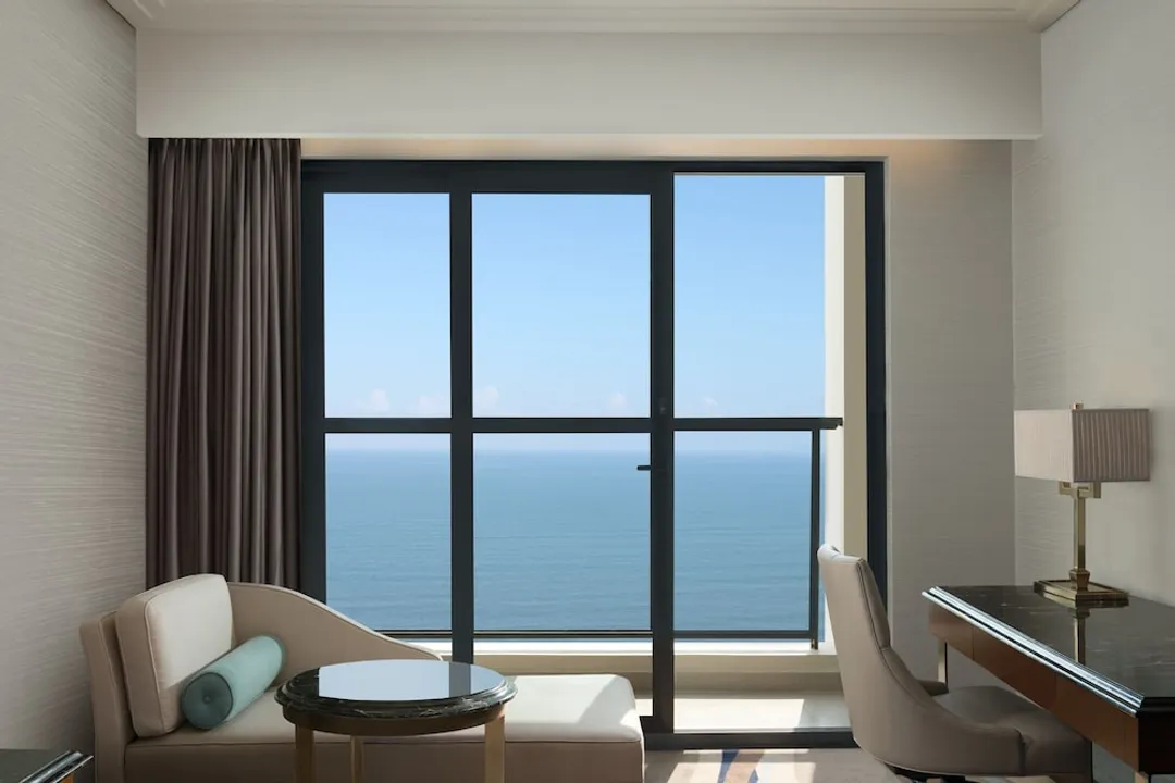 峴港喜來登福朋飯店-Deluxe Room, 1 King Bed, Ocean View, Balcony (Bathtub)-6