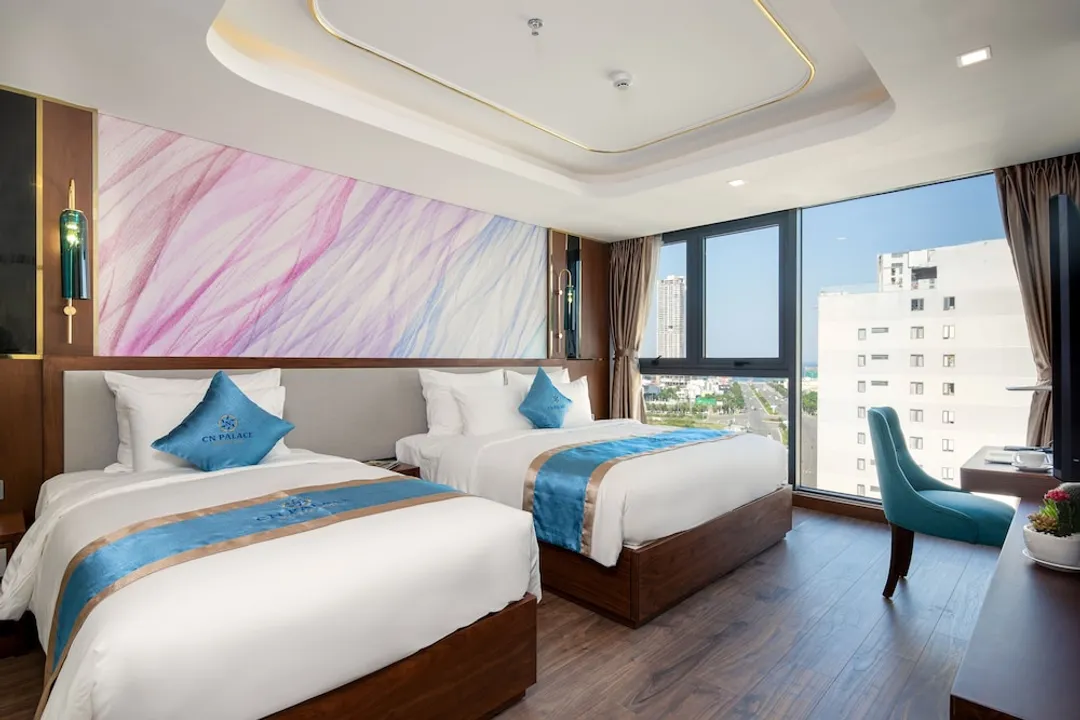 CN 皇宮精品 Spa 飯店-家庭公寓, 1 間臥室, 非吸煙房, 部分海景 (CN)-5