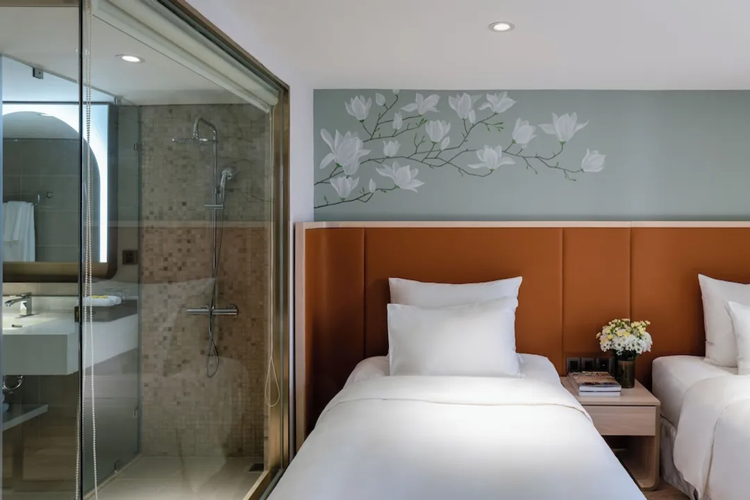 河內花園 Spa 飯店-Cozy Le Jardin Classic Twin Room-3