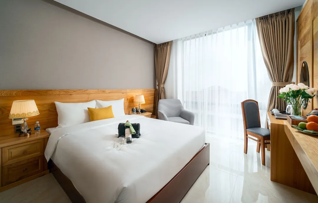 陽光海洋 Spa 飯店-豪華雙人房, 部分海景-2