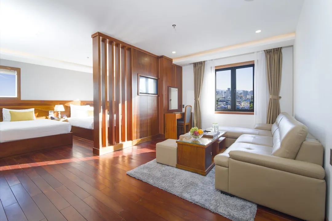 陽光海洋 Spa 飯店-家庭開放式套房, 城市景觀 (Family Suite, Bathtub)-7