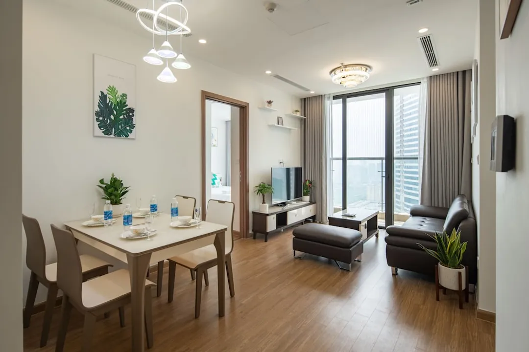 文之家天空湖奢華公寓飯店-奢華公寓, 2 間臥室, 城市景觀, 高層-1