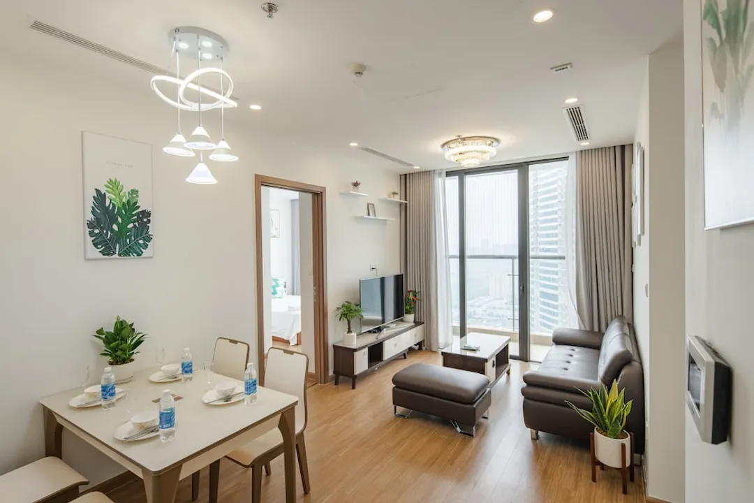 文之家天空湖奢華公寓飯店-奢華公寓, 2 間臥室, 城市景觀, 高層-3