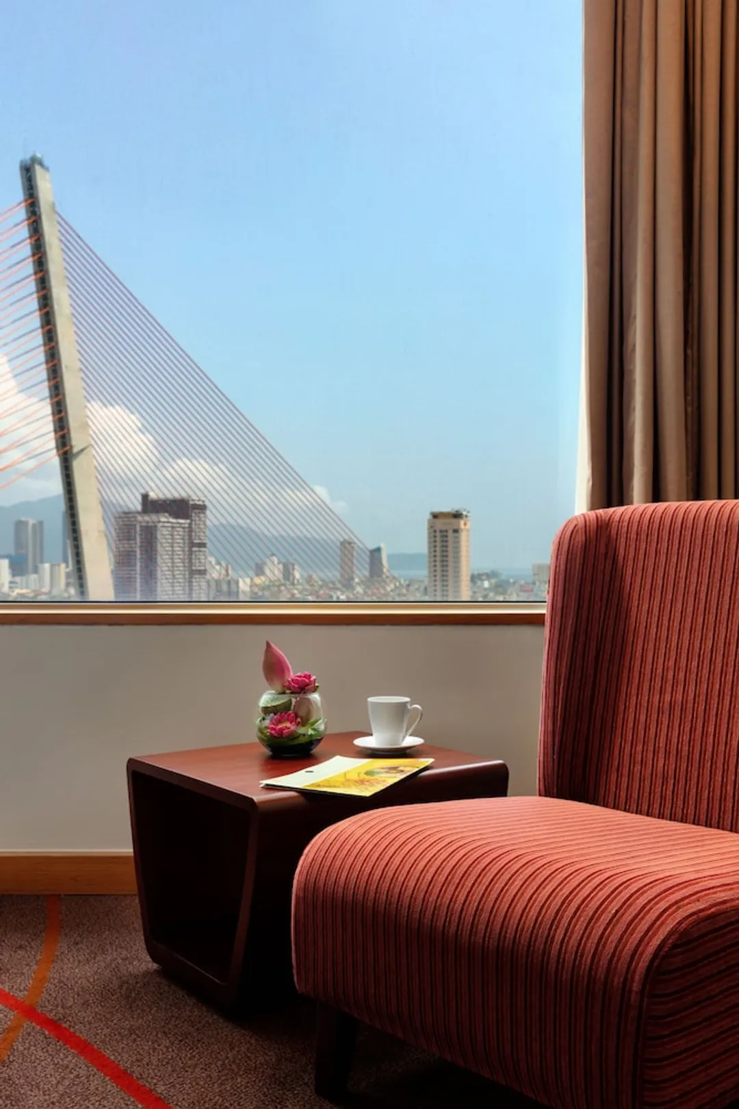 美居峴港飯店-豪華客房, 1 張加大雙人床, 河景, 行政樓層-3