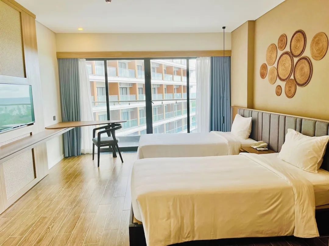 Sonaga Beach Resort & Villas Phu Quoc-極品雙人或雙床房, 陽台, 海景-2