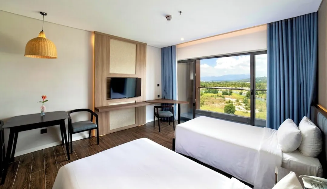 Sonaga Beach Resort & Villas Phu Quoc-豪華雙人或雙床房, 陽台, 山景-13