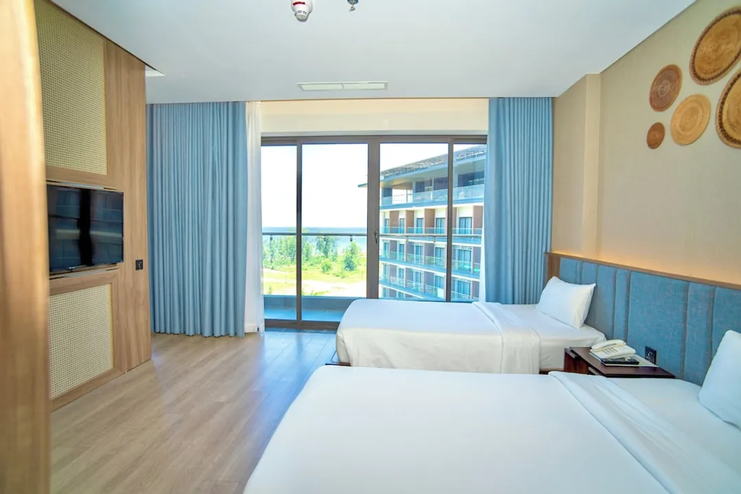 Sonaga Beach Resort & Villas Phu Quoc-豪華雙人或雙床房, 陽台, 山景-15