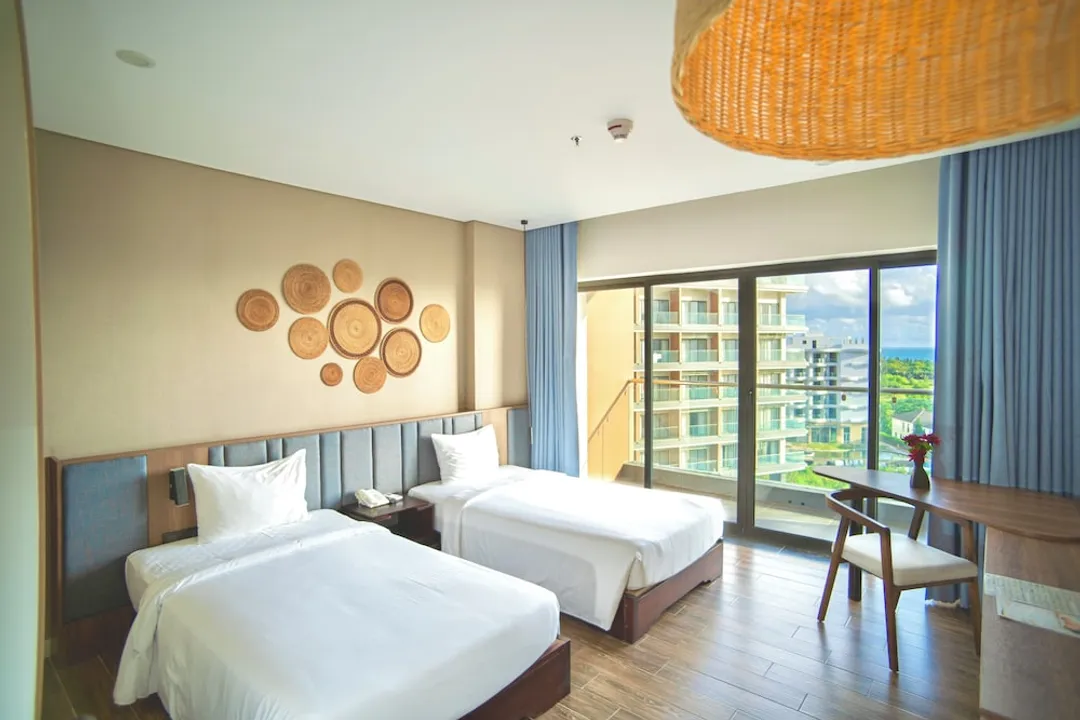 Sonaga Beach Resort & Villas Phu Quoc-豪華雙人或雙床房, 陽台, 海景-16