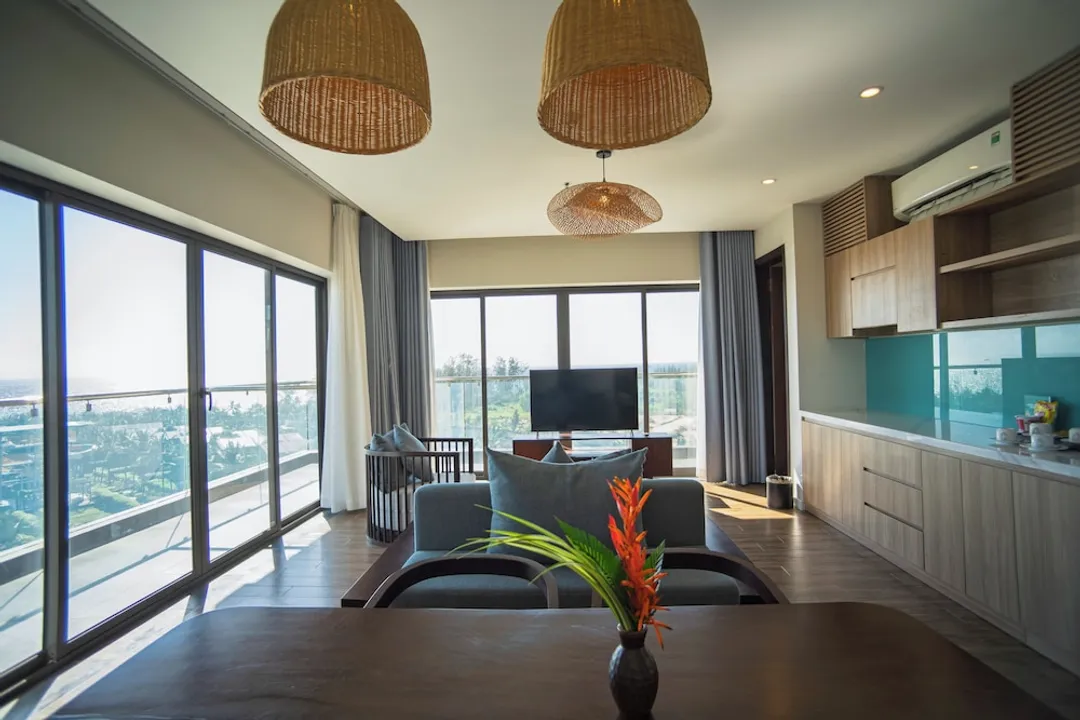 Sonaga Beach Resort & Villas Phu Quoc-家庭四人房, 陽台, 海景-19