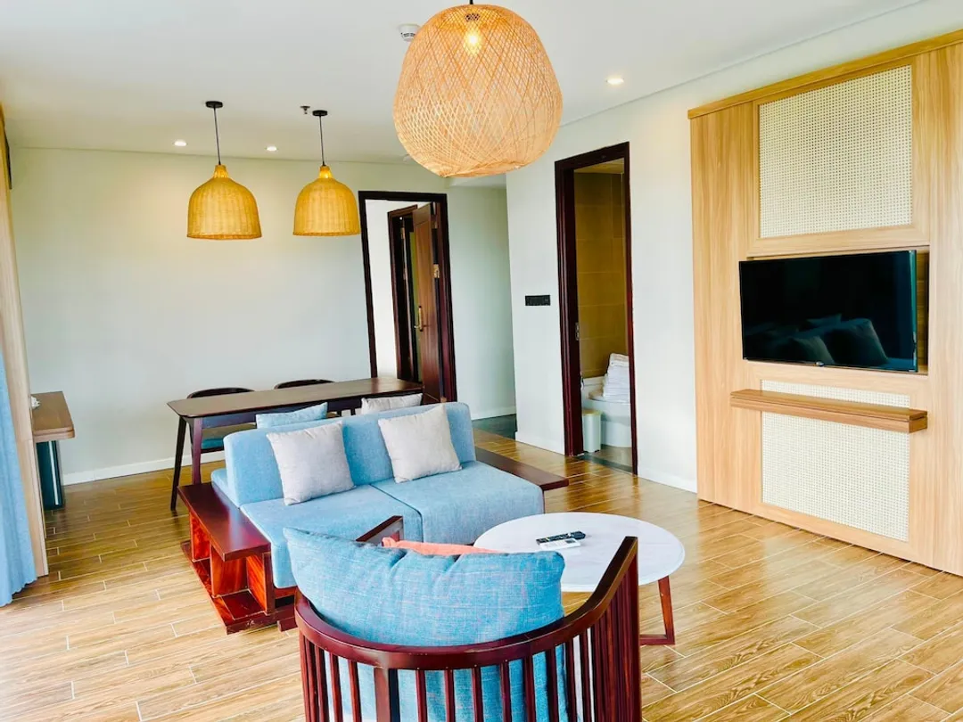 Sonaga Beach Resort & Villas Phu Quoc-家庭四人房, 陽台, 海景-8