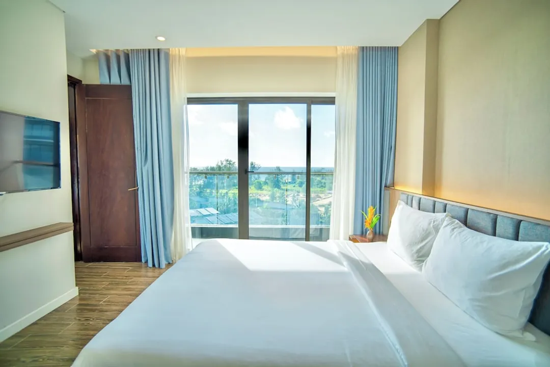 Sonaga Beach Resort & Villas Phu Quoc-家庭四人房, 陽台, 海景-14