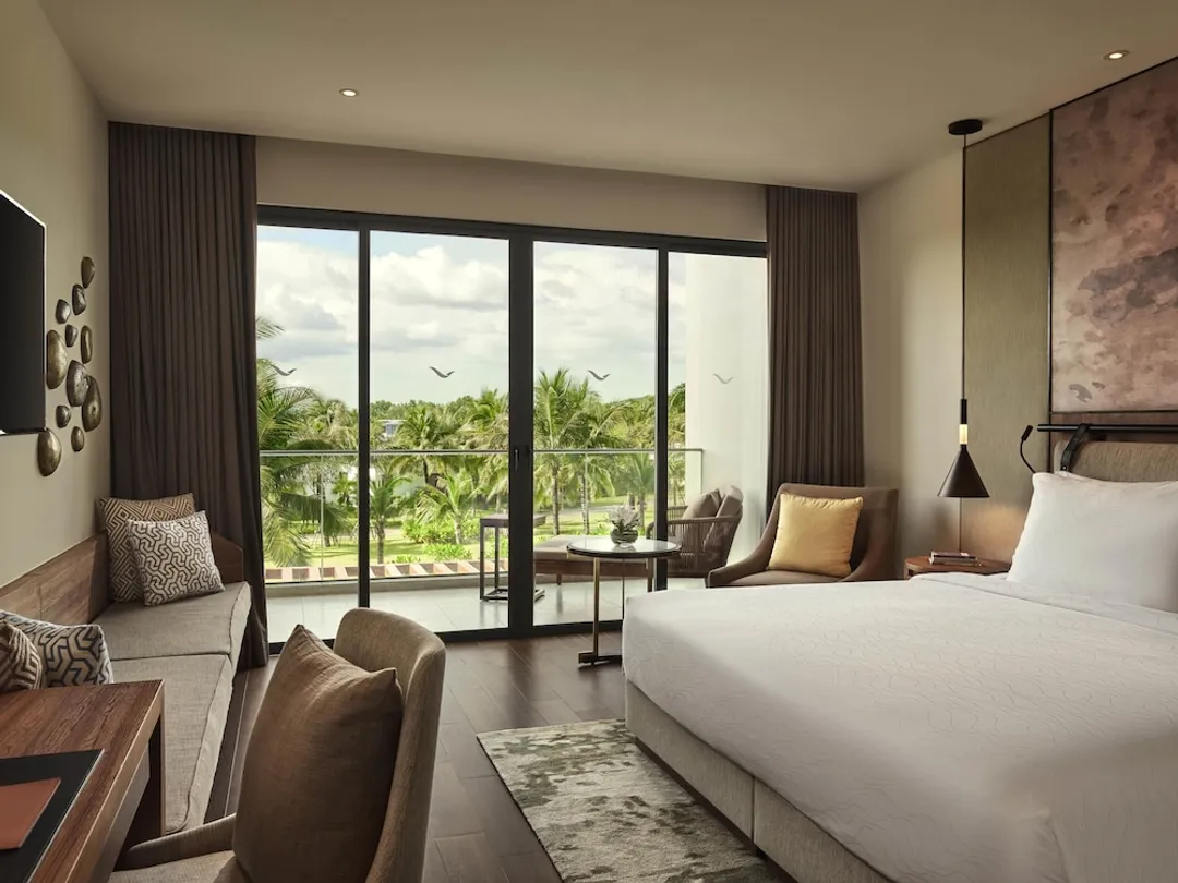 Mövenpick Resort Waverly Phu Quoc-高級客房, 1 張特大雙人床, 陽台, 花園景觀-1