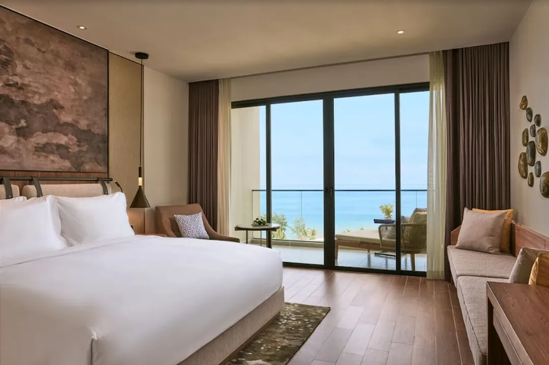 Mövenpick Resort Waverly Phu Quoc-高級客房, 1 張特大雙人床, 陽台, 花園景觀-4