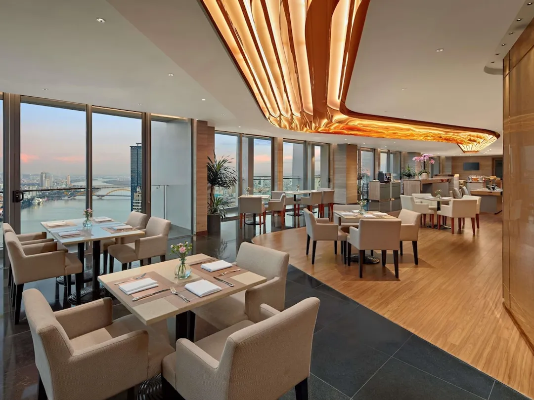漢江諾富特峴港普林米爾飯店-Premier Executive, 行政客房, 1 張特大雙人床, 陽台, 河景-5