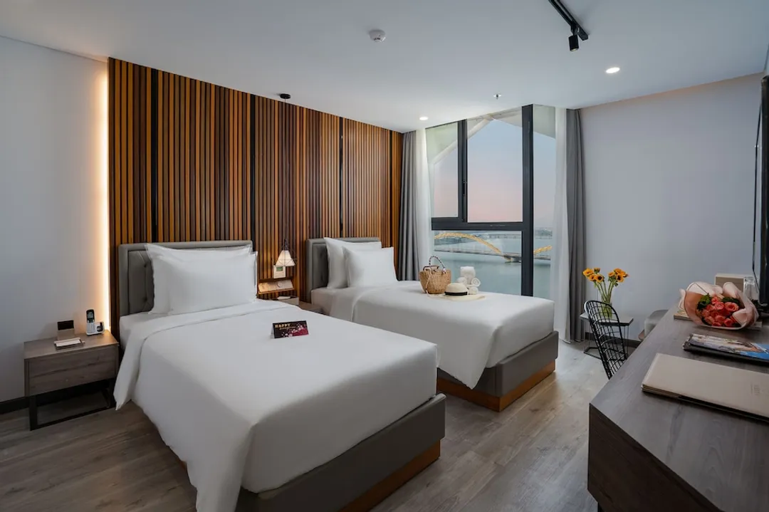 Haian Riverfront Hotel Da Nang-家庭套房, 2 間臥室 (Riverfront)-9