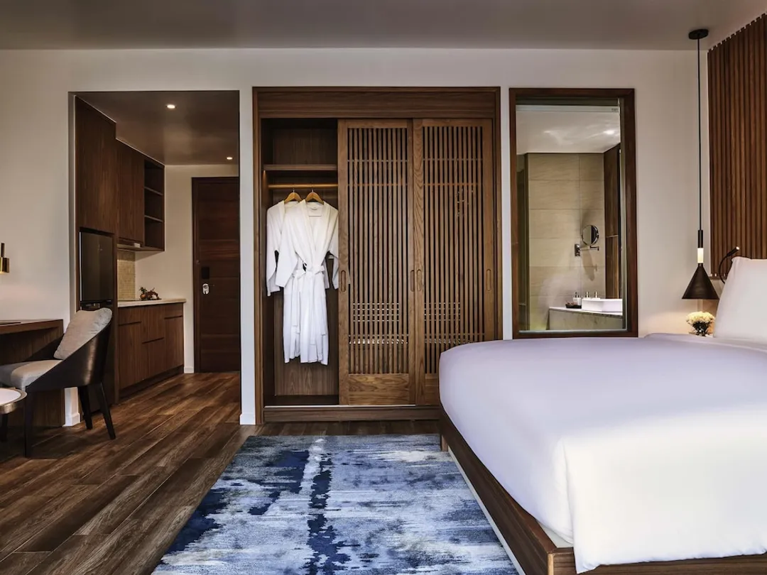 Mövenpick Villas & Residences  Phu Quoc-開放式客房, 1 張特大雙人床, 陽台-4