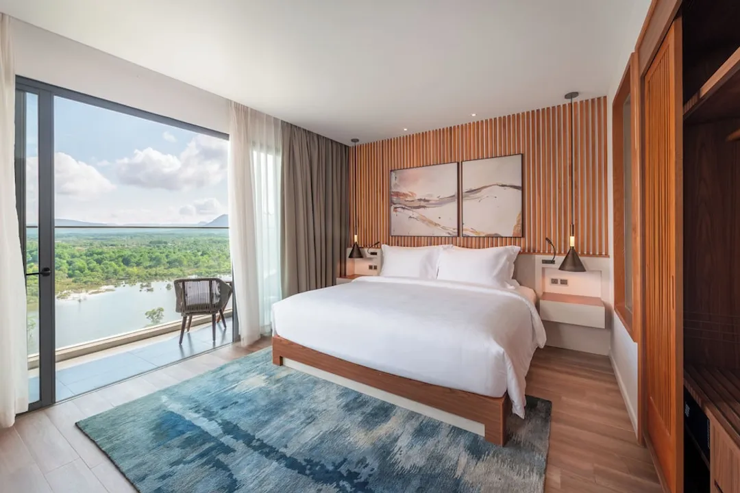 Mövenpick Villas & Residences  Phu Quoc-開放式客房, 1 張特大雙人床, 陽台-3