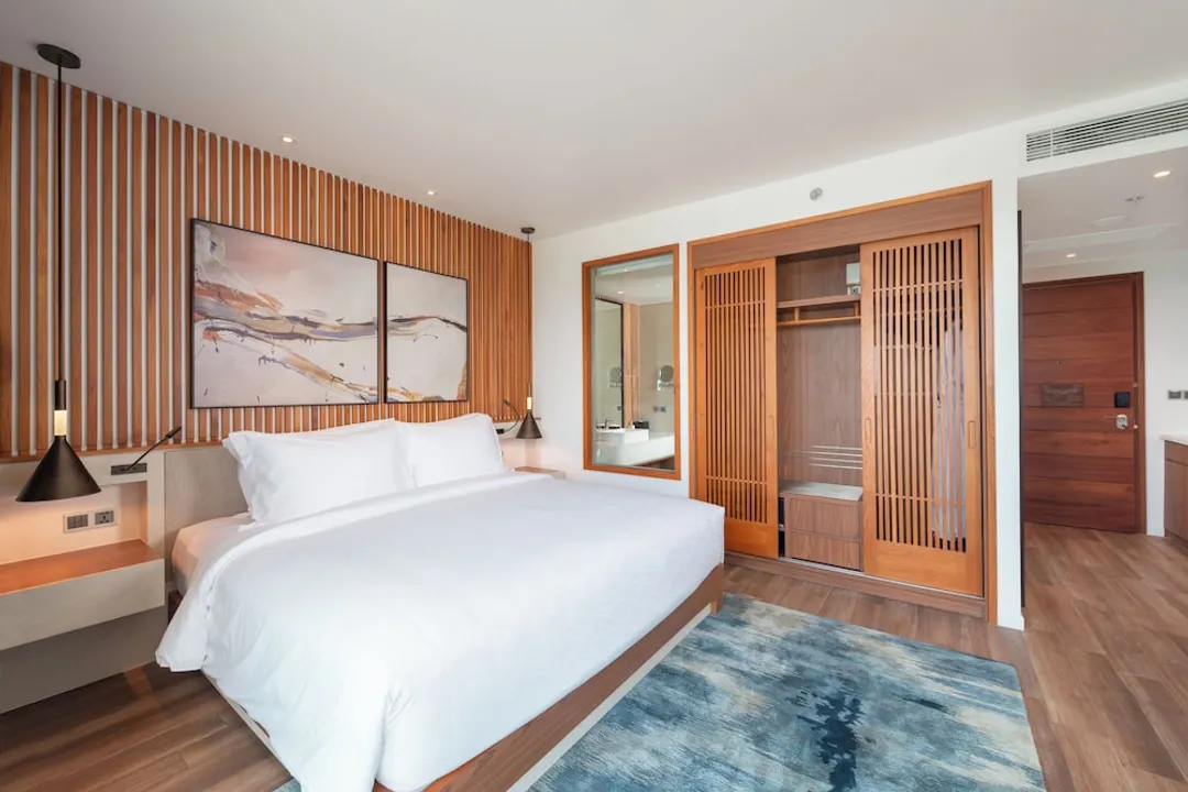 Mövenpick Villas & Residences  Phu Quoc-開放式客房, 1 張特大雙人床, 陽台-1