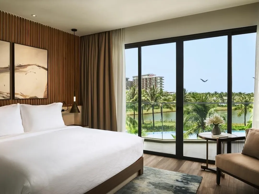 Mövenpick Villas & Residences  Phu Quoc-開放式客房, 1 張特大雙人床, 陽台, 泳池景觀-5