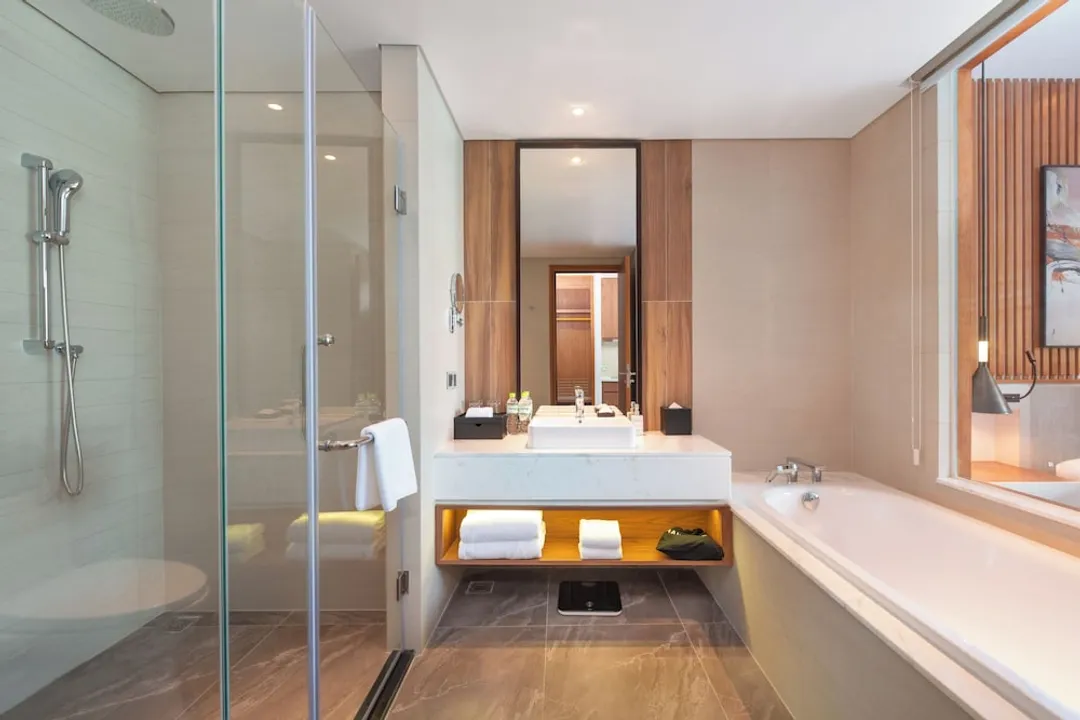 Mövenpick Villas & Residences  Phu Quoc-開放式客房, 1 張特大雙人床, 陽台, 泳池景觀-2