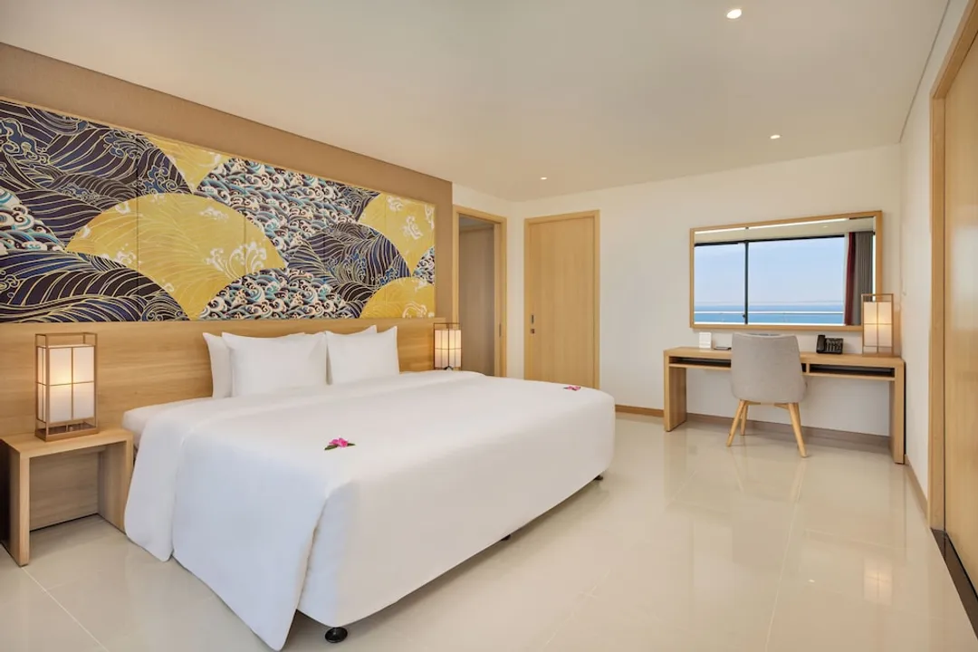 峴港 - 三日月日式渡假村及水療中心-行政套房, 海景 (Onsen & Water Park Inclusive)-8