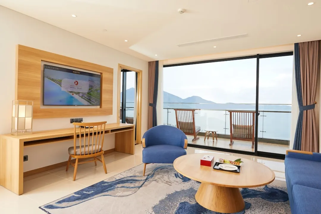 峴港 - 三日月日式渡假村及水療中心-精選套房, 海景 (Panoramic, Onsen&Water Park Inclusive)-7