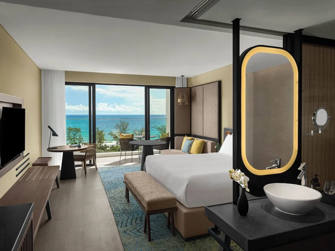 크라운 플라자 푸꾸옥 스타베이 바이 IHG-프리미엄룸, 킹사이즈침대 1개, 바닷가-4