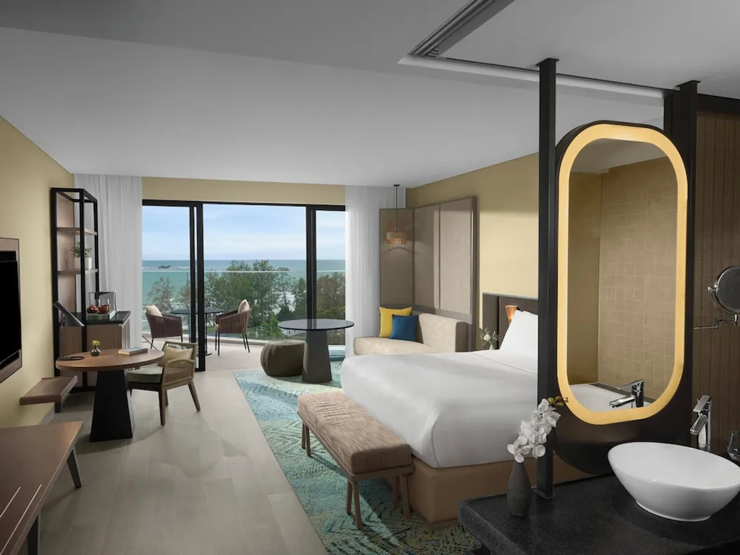 크라운 플라자 푸꾸옥 스타베이 바이 IHG-프리미엄룸, 킹사이즈침대 1개, 바다 전망-6