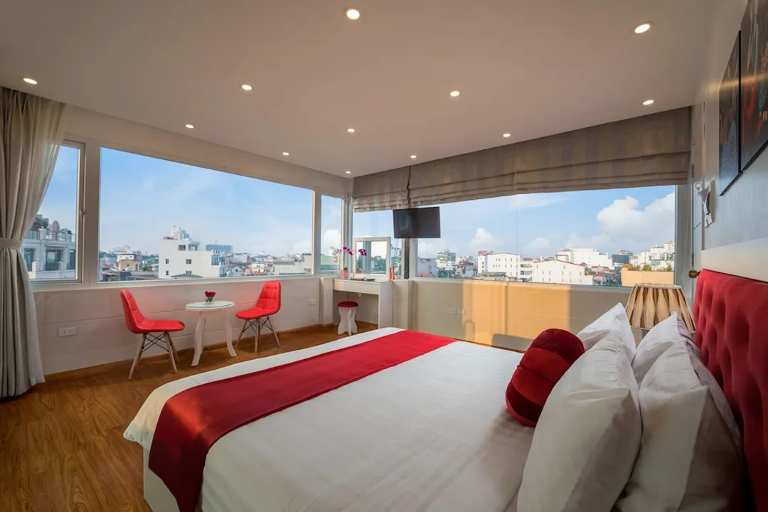 河內皇家宮殿 2 號飯店-皇家套房, 城市景觀 (Royal Panorama Suite)-1