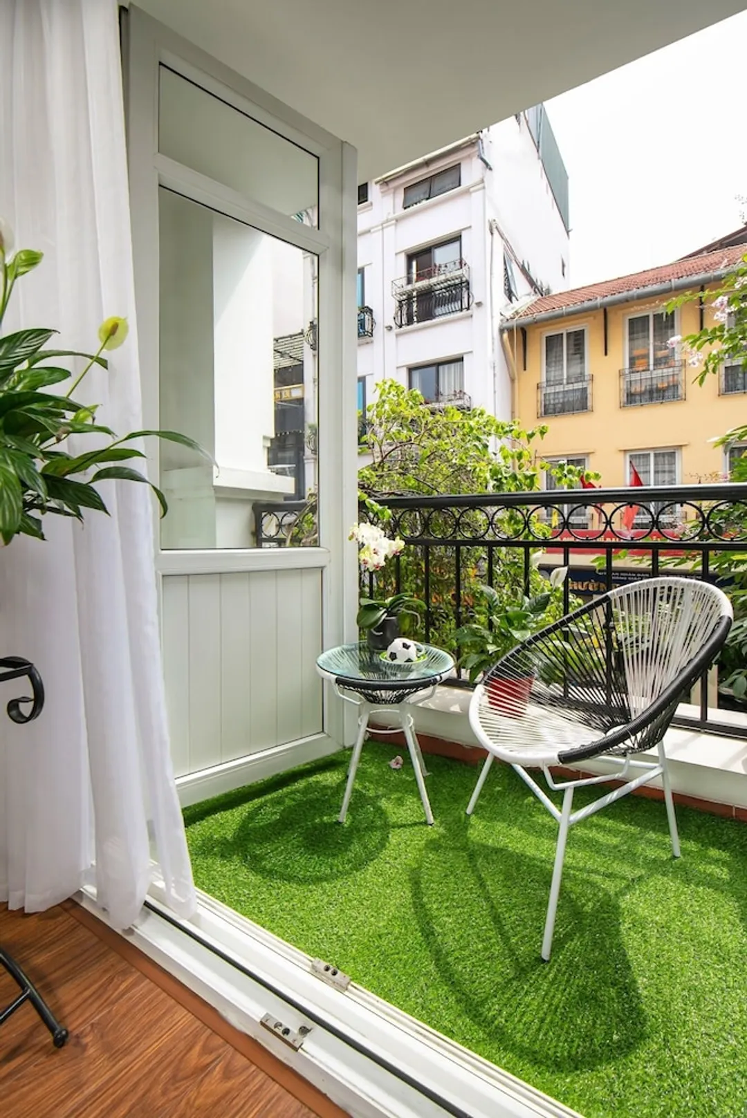 河內花園精品 Spa 飯店-套房, 陽台, 城市景觀-3