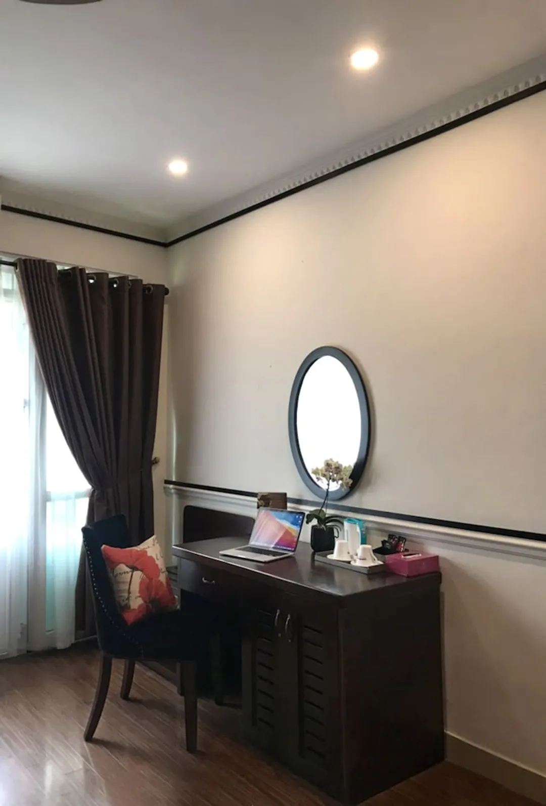 河內花園精品 Spa 飯店-奢華雙人或雙床房, 城市景觀 (Pagoda View)-5