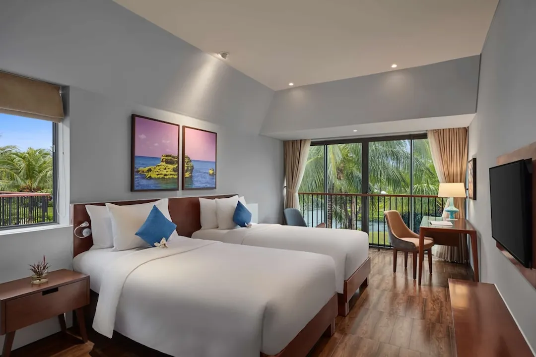Best Western Premier Sonasea Villas Phu Quoc-標準別墅, 多張床, 陽台, 花園景觀 (2 King 2 Single Beds)-4