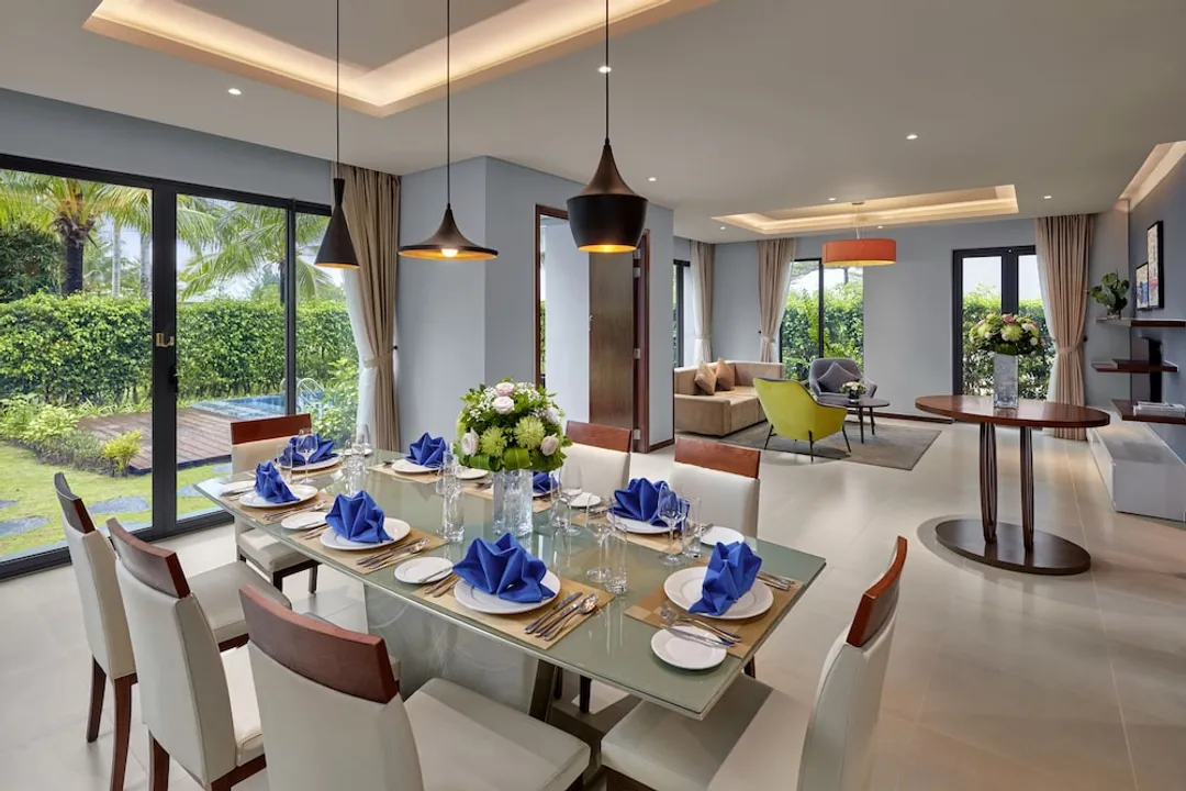 Best Western Premier Sonasea Villas Phu Quoc-標準別墅, 多張床, 陽台, 花園景觀 (1 King 4 Single Beds)-5