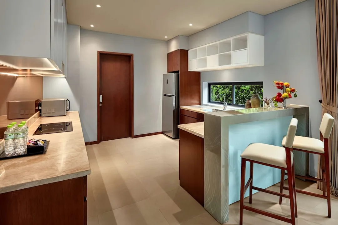 Best Western Premier Sonasea Villas Phu Quoc-標準別墅, 多張床, 陽台, 花園景觀 (1 King 4 Single Beds)-7