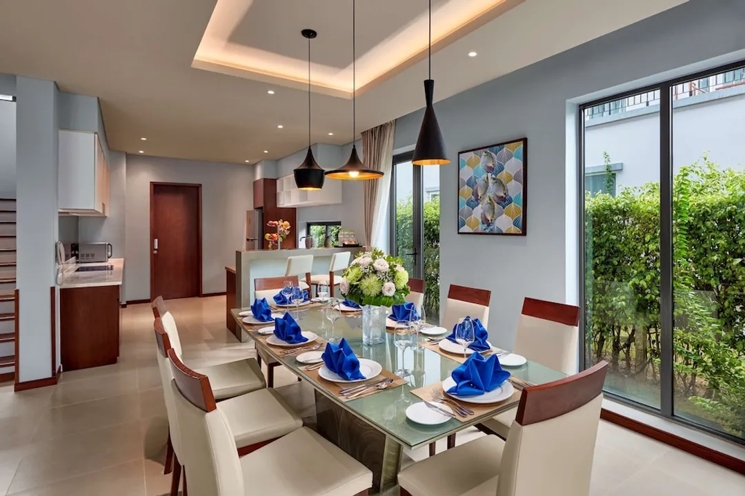 Best Western Premier Sonasea Villas Phu Quoc-標準別墅, 多張床, 陽台, 花園景觀 (1 King 4 Single Beds)-6