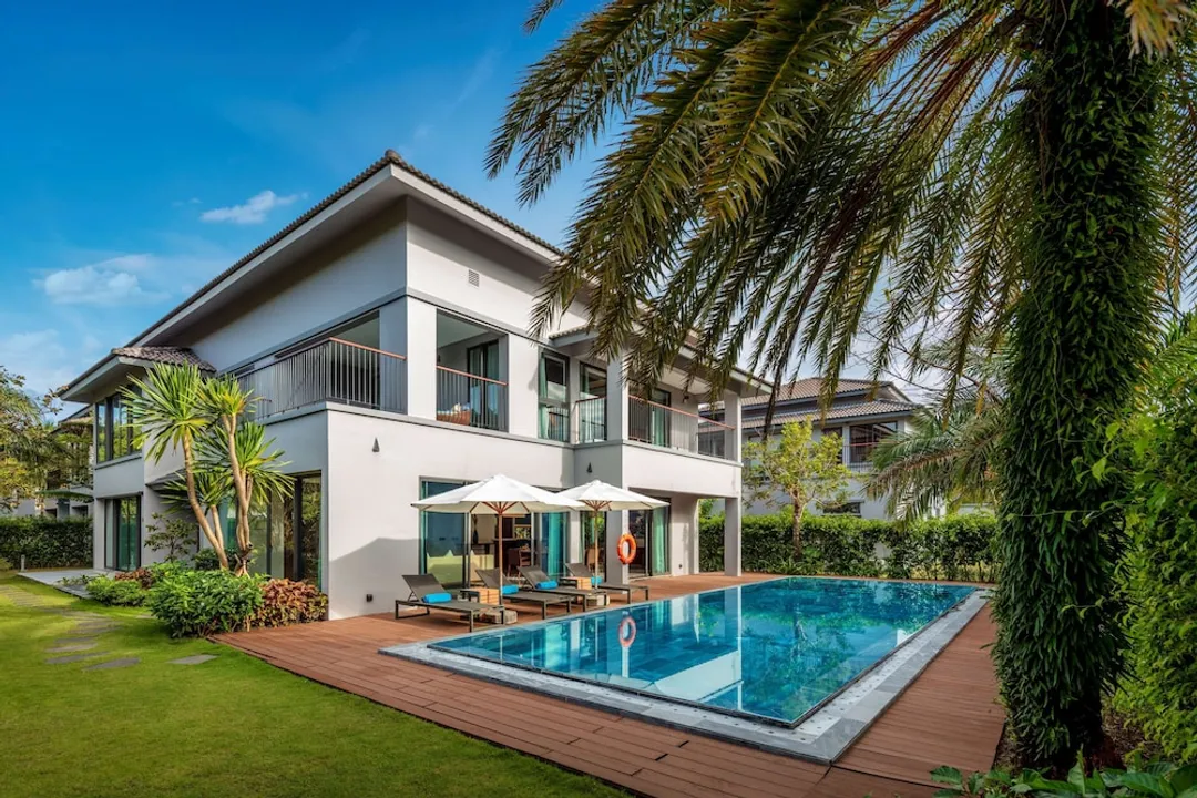 Best Western Premier Sonasea Villas Phu Quoc-標準別墅, 多張床, 陽台, 花園景觀 (6 Single Beds)-9