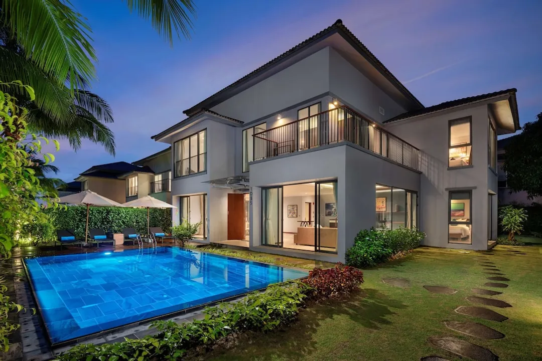 Best Western Premier Sonasea Villas Phu Quoc-標準別墅, 多張床, 陽台, 花園景觀 (3 King 4 Single Beds)-1