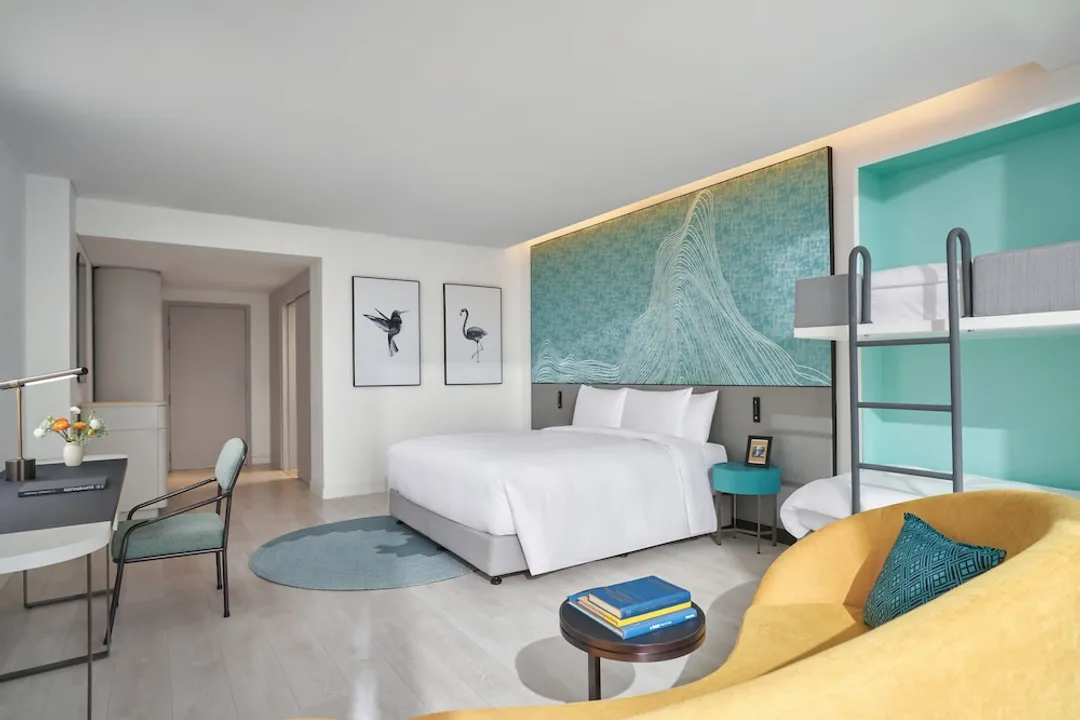 voco Ma Belle Danang, an IHG Hotel-家庭客房, 多張床, 城市景觀-2