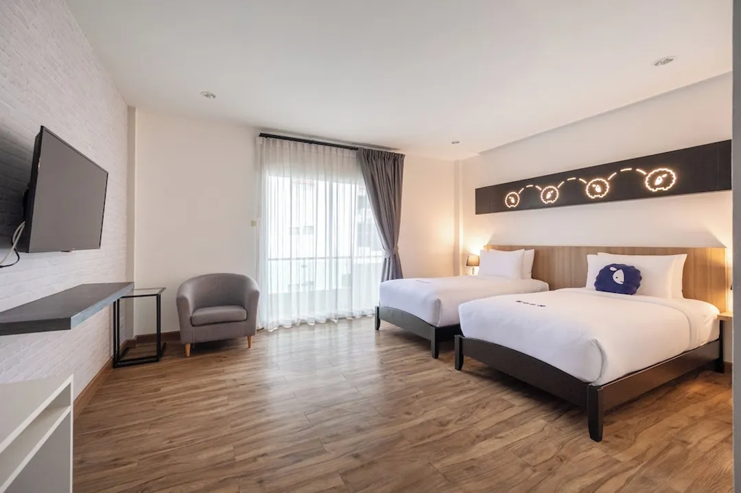 Kokotel Pattaya North Beach-标准双床房-5