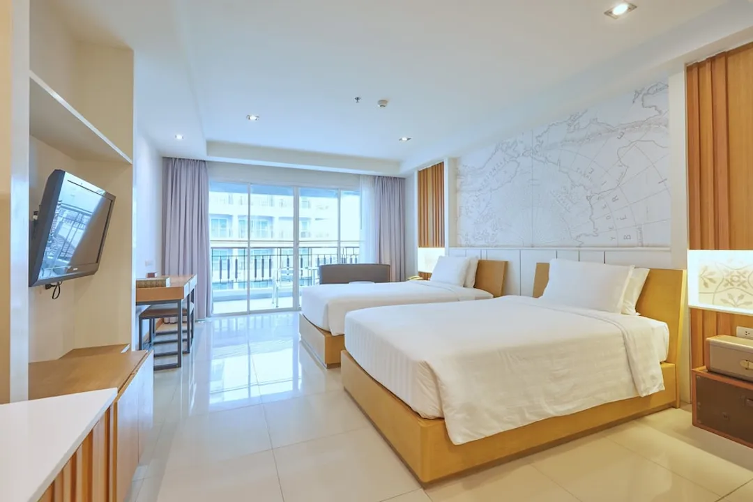 웰컴 월드 비치프론트 리조트-Deluxe Twin - High Floor North Wing-8