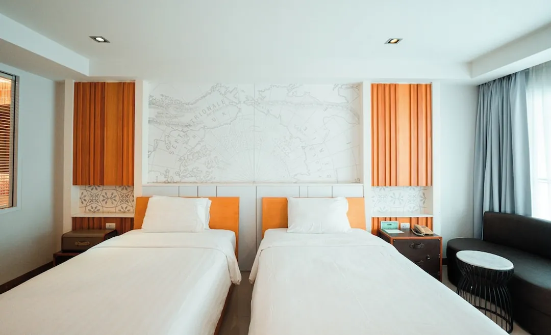 웰컴 월드 비치프론트 리조트-Deluxe Twin - High Floor South Wing-4