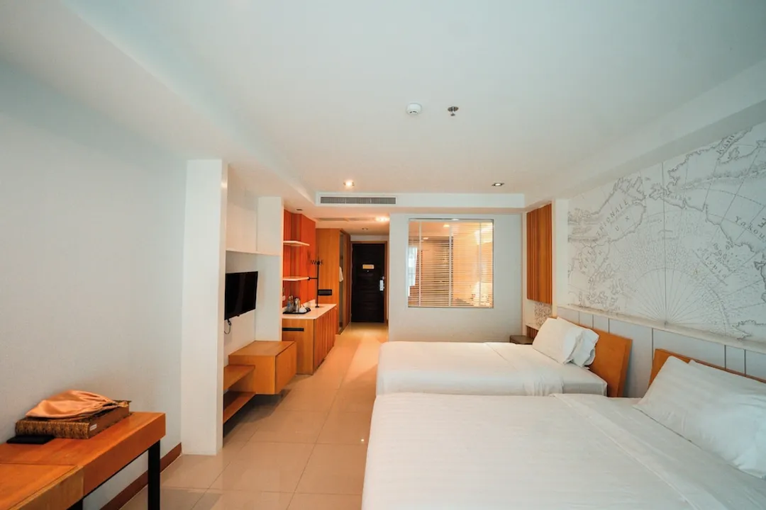 웰컴 월드 비치프론트 리조트-Deluxe Twin - High Floor South Wing-3