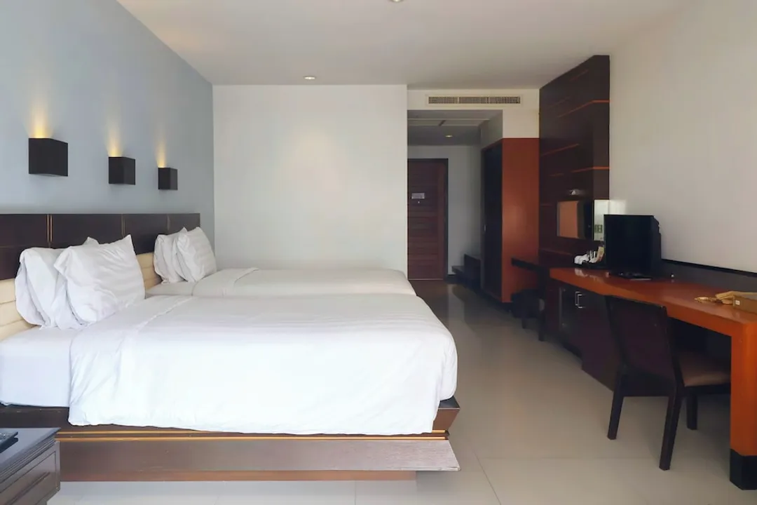 웰컴 월드 비치프론트 리조트-Deluxe Twin - High Floor South Wing-7