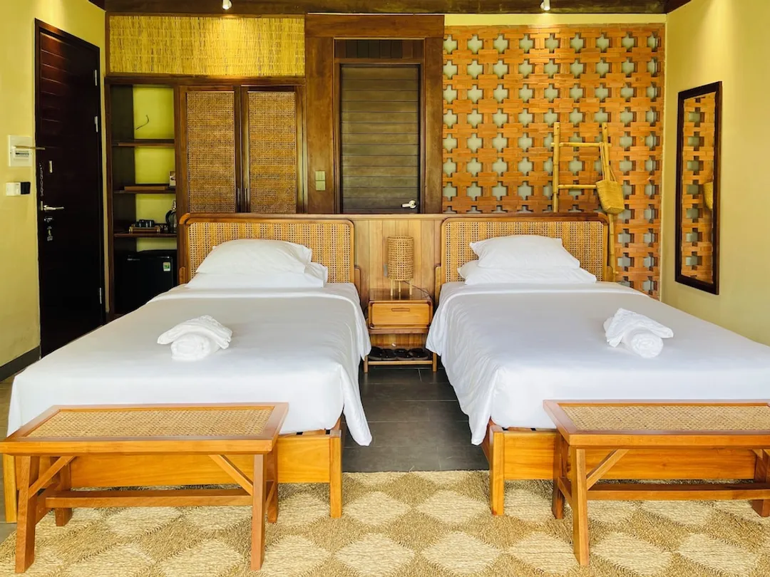 JM Casavilla Retreat Phu Quoc-奢華別墅, 2 張單人床, 浴缸, 花園景觀 (Premier Garden Villa Twin)-8