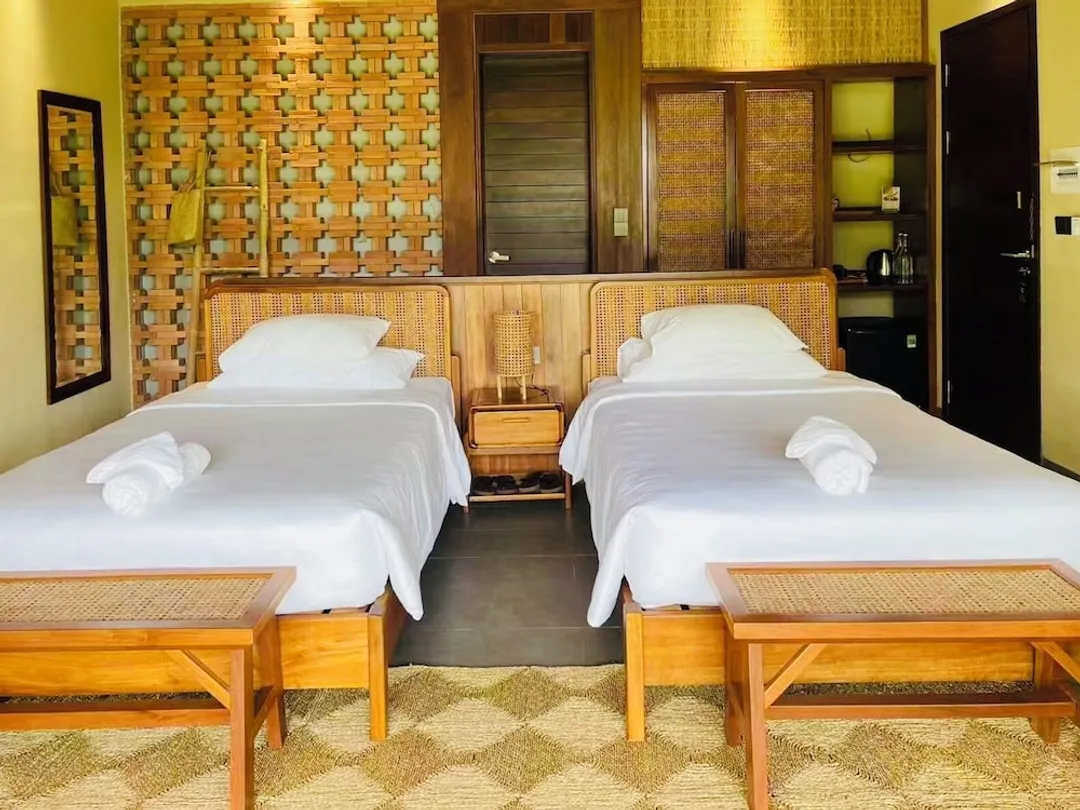JM Casavilla Retreat Phu Quoc-奢華別墅, 2 張單人床, 浴缸, 花園景觀 (Premier Garden Villa Twin)-15